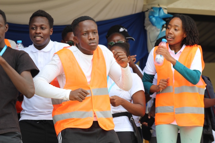 The Association of Medical Students University of Nairobi (AMSUN) Leave No Medic Behind Initiative Charity Run.