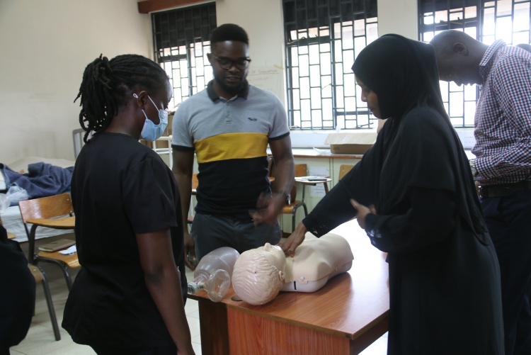 checking vitals