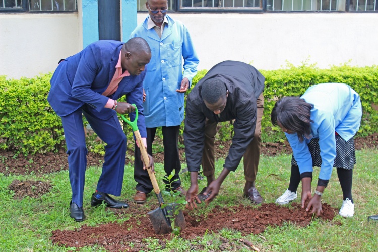 FHS Staff and Students Tree Planting Exercise 