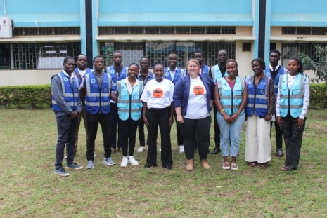 First Aid Club members during the first episode of the club’s series of career talk programs scheduled to continue next academic year at the Uon-KNH campus.
