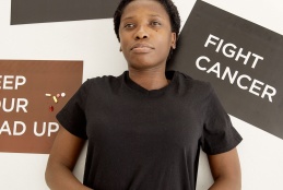 Image showcasing a cervical cancer survivor.